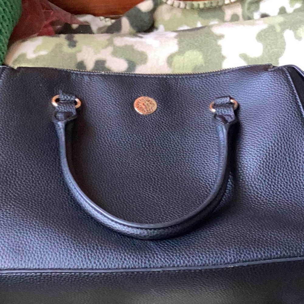 Anne Klein  multi compartment Black Handbag